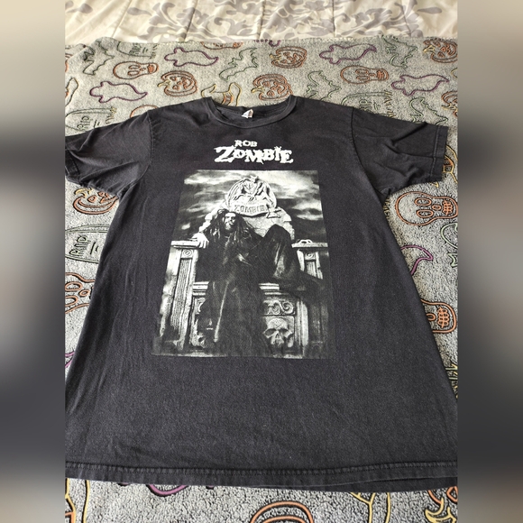 Rob Zombie T-Shirt On The Throne Size M - Picture 2 of 6